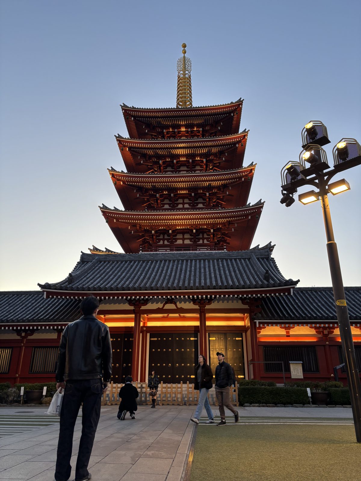 Five-story pagoda at Sensō-ji, Tokyo.